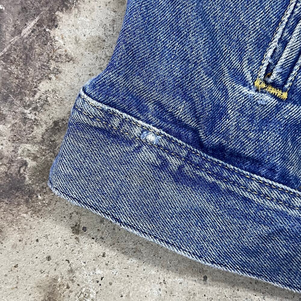Vintage Lee Riders Blue Denim Jacket USA Made Mens M Wmns XL Jean Trucker 80s - Picture 10 of 16